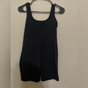 Black Sleeveless Romper